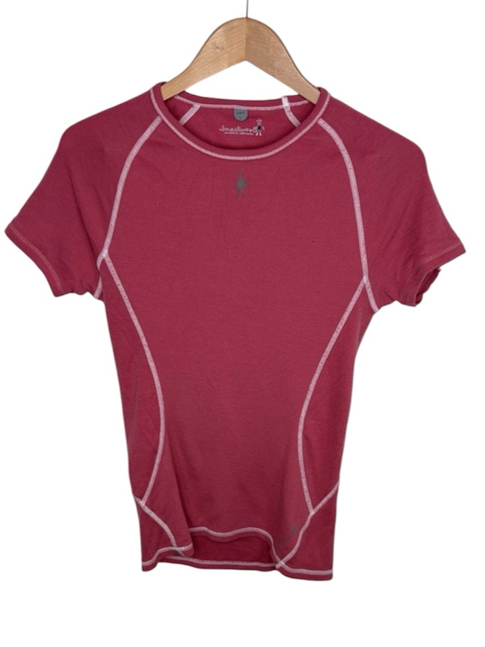 Smartwool Pink Merino Wool Short Sleeve Shirt Women's Size L